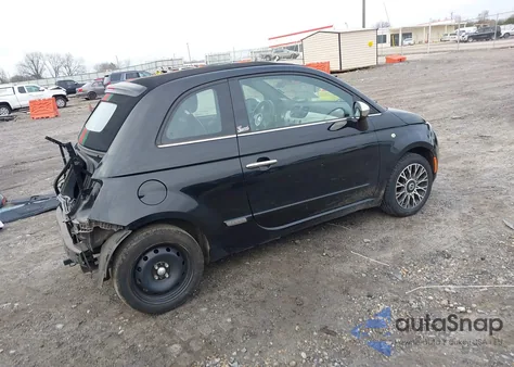 2012 Fiat 500C Lounge from USA, damaged, VIN 3C3CFFER5CT243157